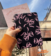 Pink Ribbon Coquette Kindle Paperwhite Case Cover, Kobo, Free Personalization